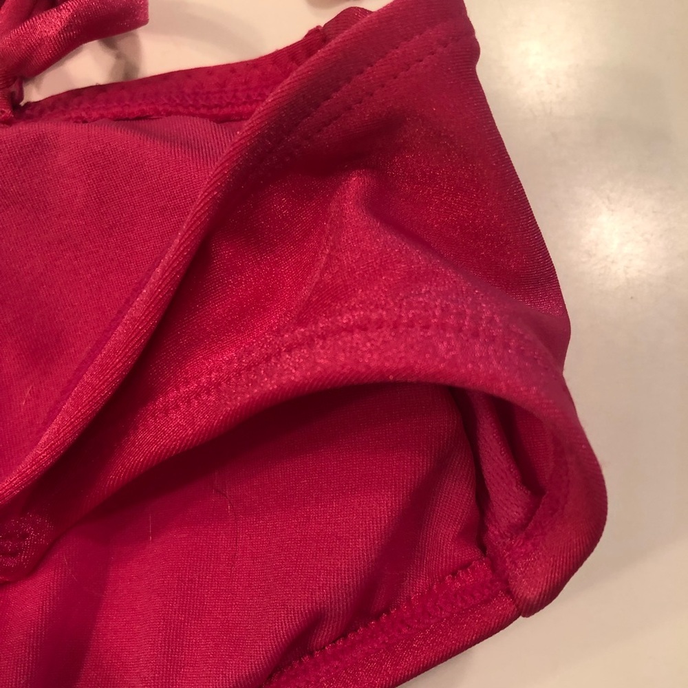 Pink Ruffle Swimsuit Top - Picture 4 of 4